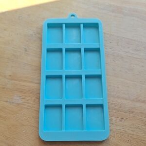 3/$16 Blue Silicone Cube Mould